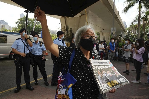 Pengadilan Hong Kong Tolak Jaminan Dua Eksekutif “Apple Daily”