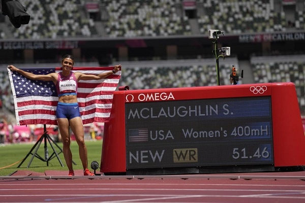 McLaughlin Pecahkan Rekor Lari Gawang 400 Meter Putri