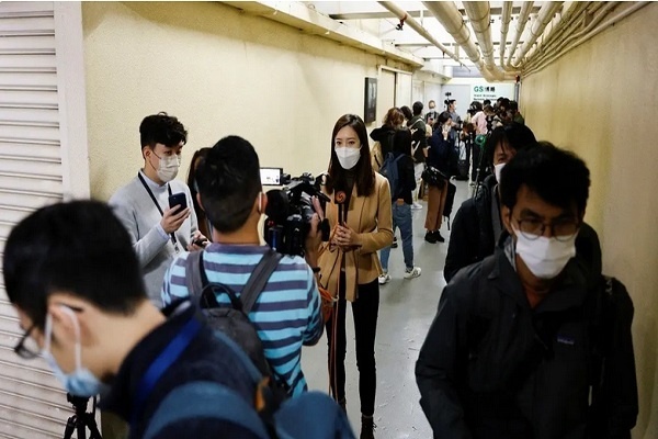 AS Minta China Berhenti Menangkapi Wartawan Hong Kong