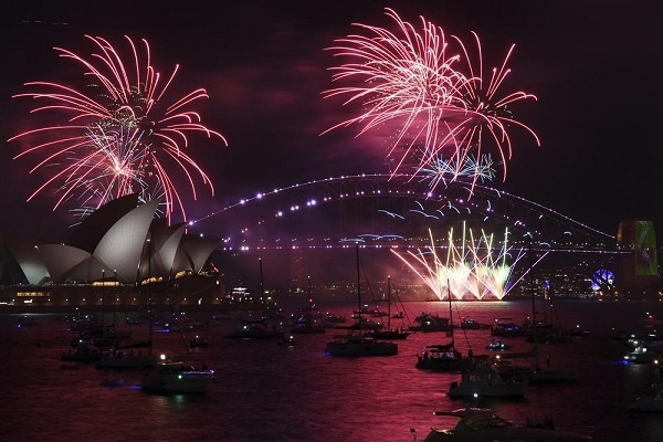 Australia dan Selandia Baru Sambut Tahun Baru 2022