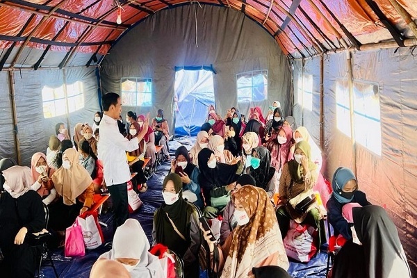 Jokowi: Pembangunan Rumah Relokasi Korban Gempa Cianjur Dimulai