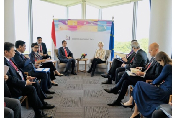 Jokowi Gelar Pertemuan Bilateral dengan Uni Eropa dan Korea Selatan