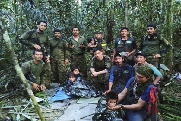 Emat Anak Tersesat 40 Hari di Hutan Amazon, Ditemukan Selamat
