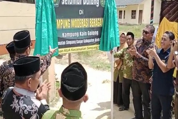 Desa Kain Tolong, Aceh Singkil, Ditetapkan sebagai Kampung Moderasi Beragama