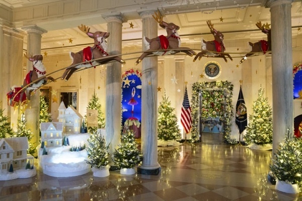 Seperti Apa Hiasan Natal 2024 di Gedung Putih, Kediaman Presiden AS?