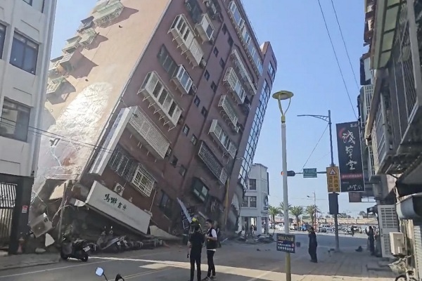 Gempa Bumi Kuat 7,2 Melanda Taiwan, Sejumlah Bangunan Runtuh