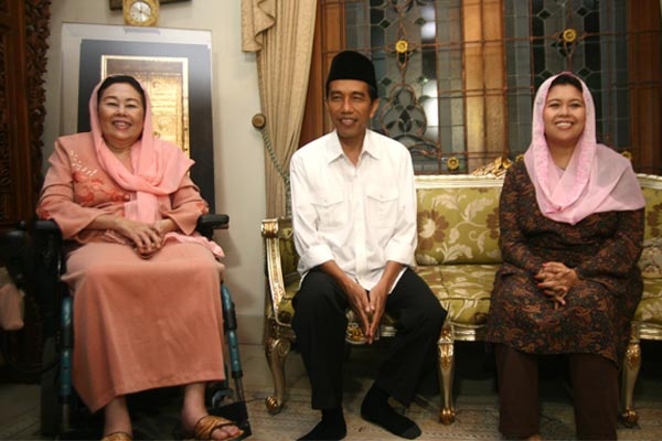Jokowi Sowan ke Kediaman Gus Dur di Ciganjur
