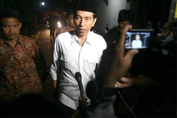 Jokowi Sowan ke Kediaman Gus Dur di Ciganjur