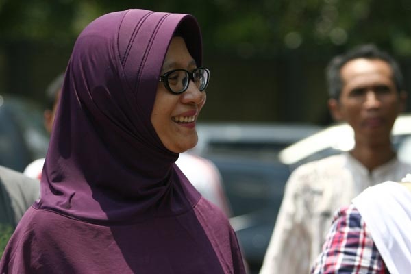 Libur Nyepi Istri Para Terdakwa Korupsi Besuk ke Rutan KPK