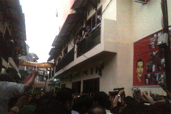 Jokowi Resmikan Kampung Deret Tambora, Warga Antusias