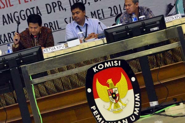 KPU Tetapkan Hasil Pemilu Legislatif Tahun 2014