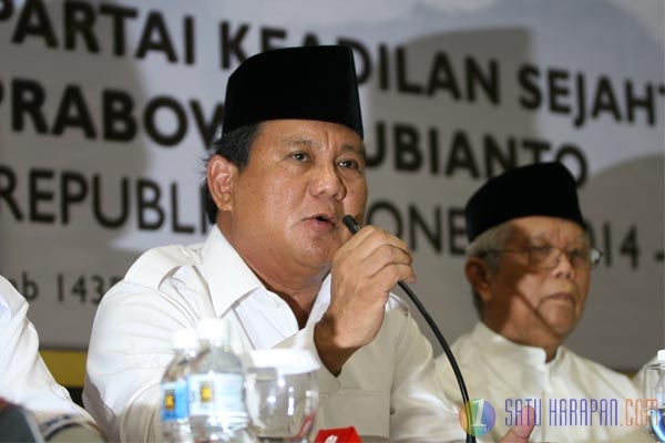 PKS Resmi Usung Prabowo Subianto Jadi Presiden