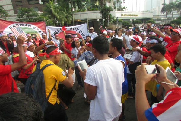 Barisan Relawan Jokowi Presiden Sosialisasi Anti Golput
