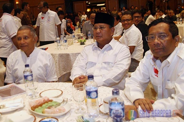 Prabowo Hadiri Pertemuan Tim Sukses dari Kepala Daerah