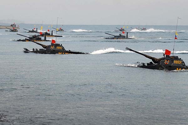 Operasi Amfibi dalam Puncak Latgab TNI
