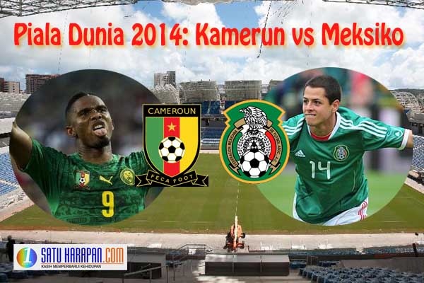 Prediksi Piala Dunia 2014: Kamerun vs Meksiko