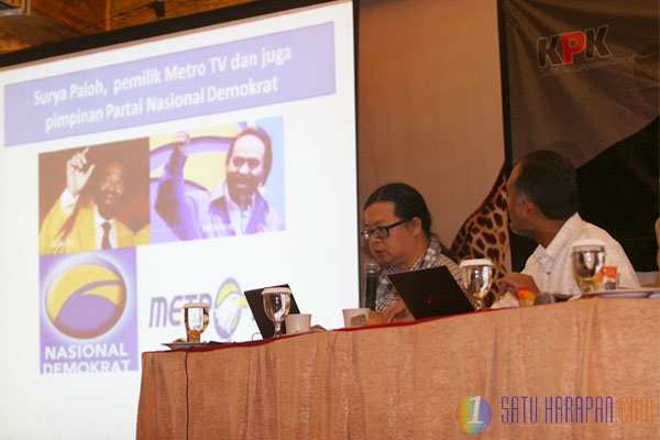 KPK Gelar Diskusi tentang Intervensi Politik terhadap Media 