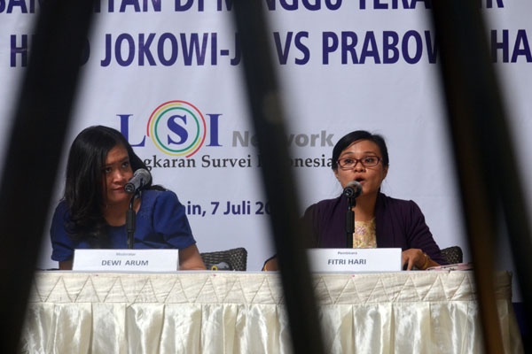 LSI: Pasangan Jokowi-JK Menang di Suara Perempuan