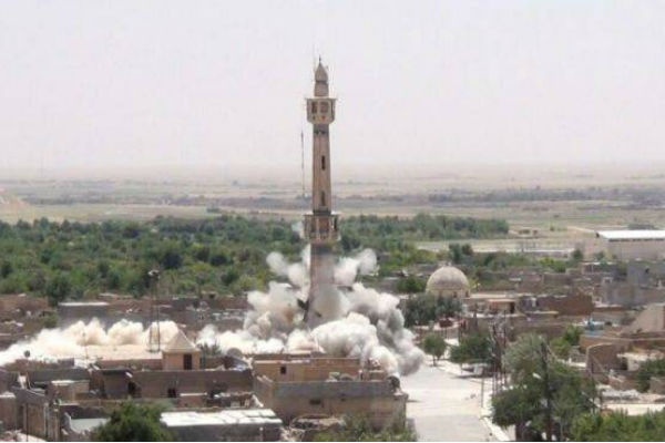 Jihadis ISIL Hancurkan Masjid dan Bangunan di Mosul