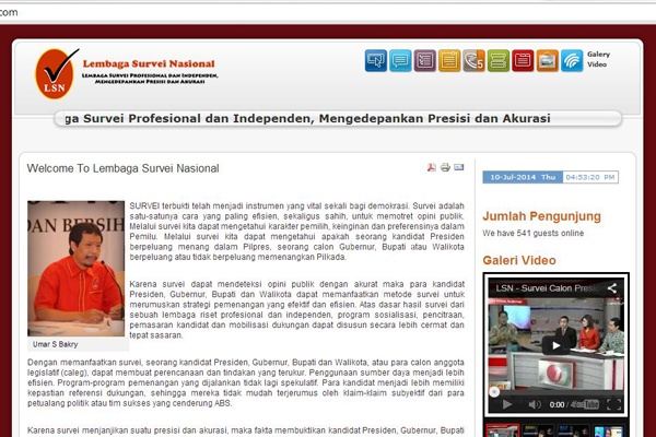 Tim Jokowi-JK Dukung Lembaga Survei Beberkan Metodologi