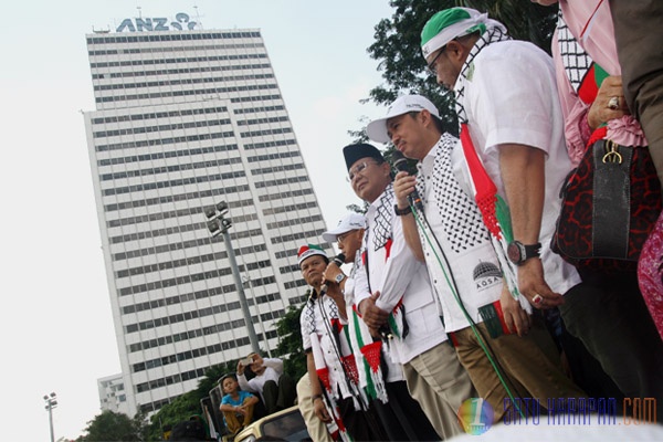 Capres Prabowo Subianto Sumbang 1 Miliar untuk Palestina