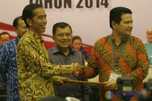 Joko Widodo dan Jusuf Kalla Terpilih Jadi Presiden dan Wakil Presiden
