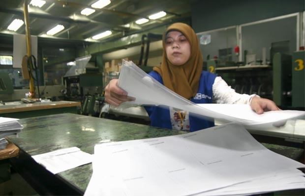 Pencetakan Kertas Surat Suara untuk Pemilu 2014 Sudah Berjalan