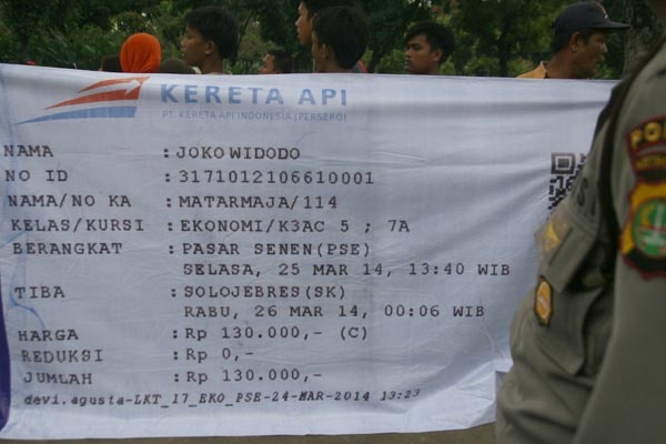 Jokowi Dikirimi Tiket Pulang Kampung 
