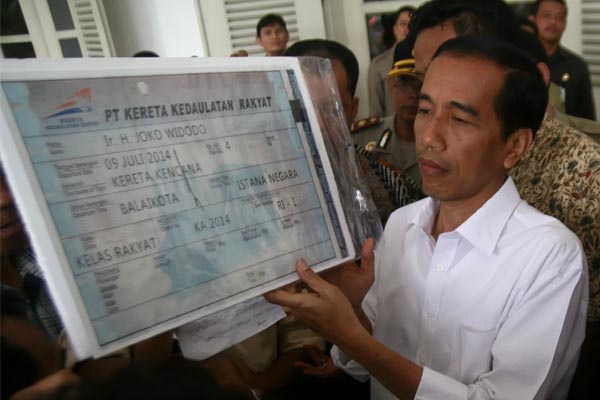 Tiket Kereta Api untuk Jokowi