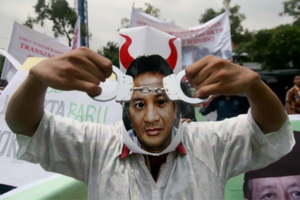 HMI Kembali Menggelar Aksi Menuntut Jokowi 