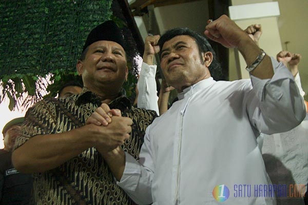 Rhoma Irama Dukung Prabowo Jadi Presiden