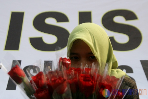 Pekerja Media Gelar Aksi Menolak ISIS 