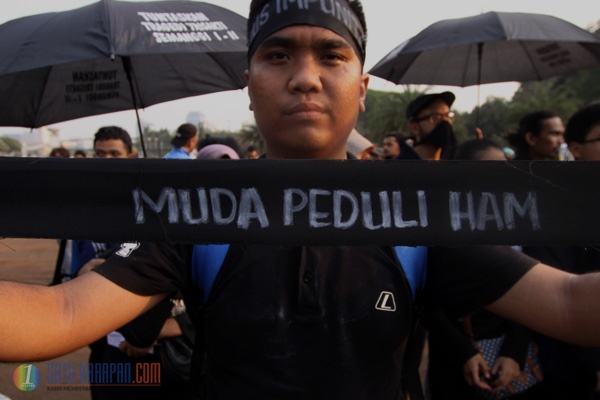 Aksi Kamisan ke-417: Pemuda Pemudi Peduli HAM