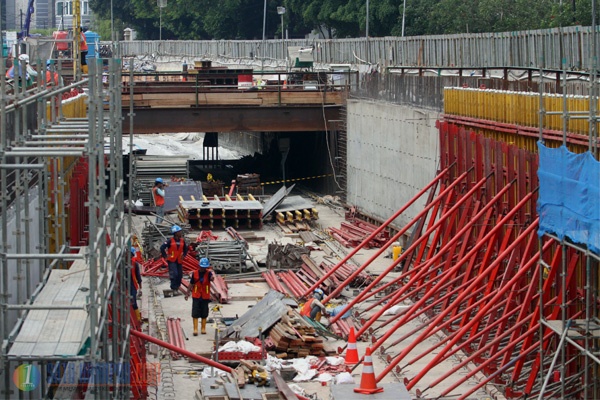 Pembangunan Stasiun MRT Terus Dikebut