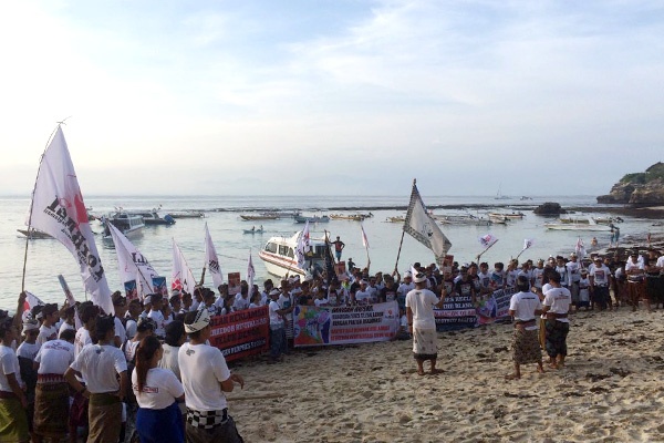  3 Banjar di Nusa Lembongan Deklarasi Tolak Reklamasi Teluk Benoa