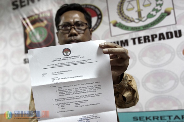 Ada Dugaan Pelanggaran, Panwaslu Jaksel Panggil Ketua RT Pondok Pinang