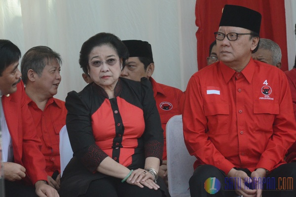 Megawati Hadiri Upacara Peringatan HUT RI di Markas PDIP