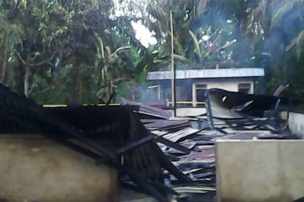 Gereja GKPPD di Aceh Terbakar