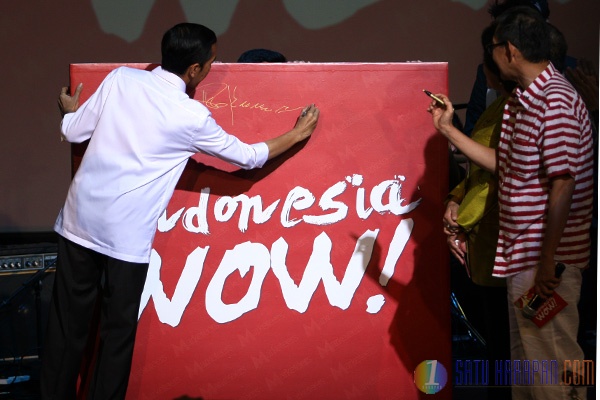 Jokowi Hadiri Peluncuran Lagu Indonesia Wow
