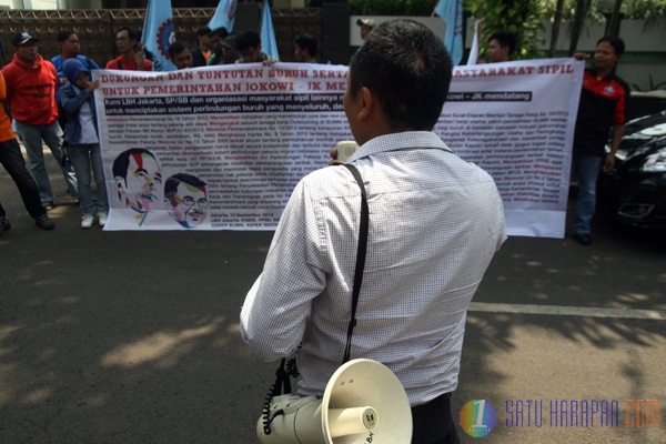 Serikat Buruh Beri Rekomendasi untuk Jokowi 