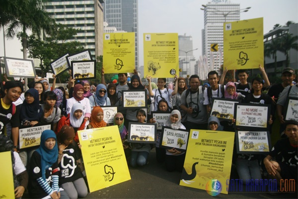 WWF Indonesia Kampanyekan Nasib Gajah Sumatera