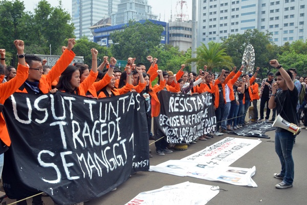 Mahasiswa Minta Jokowi-JK Tuntaskan Pelanggaran HAM