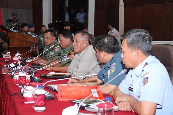 Menhan  Berikan Pengarahan 311 Perwira Tinggi  TNI