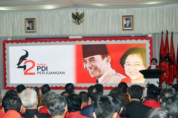 Jokowi dan JK Hadiri HUT ke-42 PDI-P