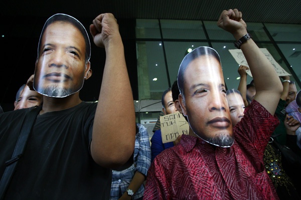 Aksi Dukung KPK Masih Berlangsung