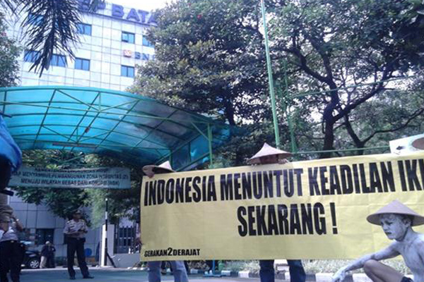 Gerakan Dua Derajat: Pemerintah Bertanggungjawab Atas Perubahan Iklim di Indonesia