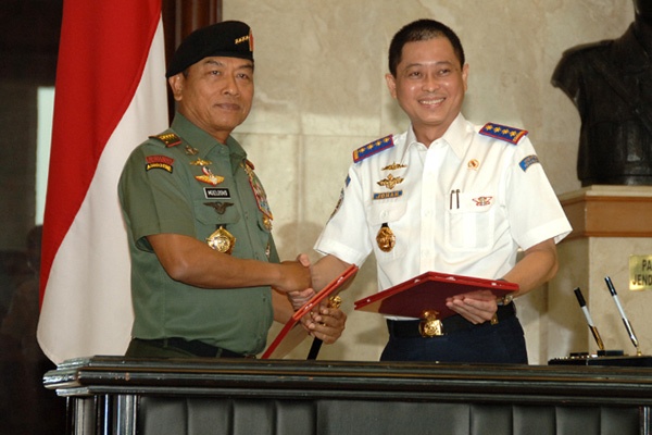 TNI dan Kemenhub MoU Terkait Pengamanan Objek Vital