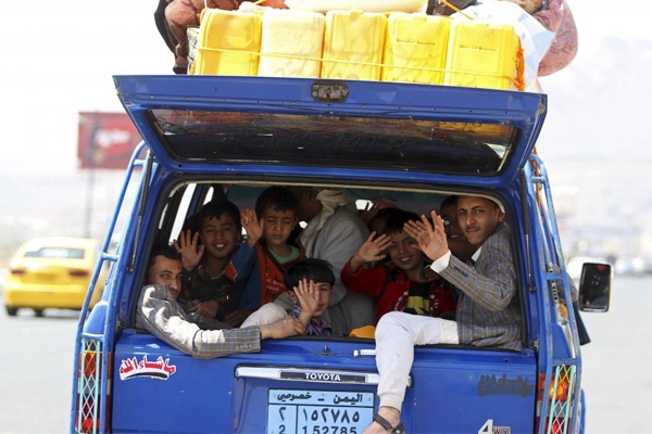 Mengungsi Meninggalkan Yaman