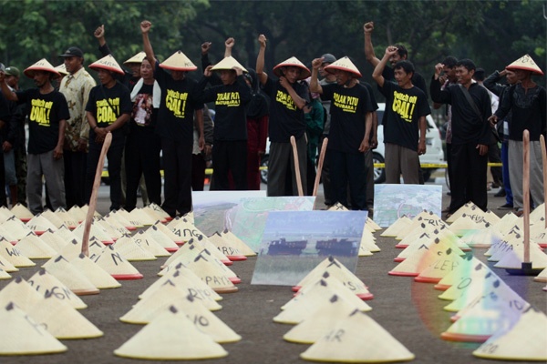Aksi Menolak PLTU  Batubara di Batang 
