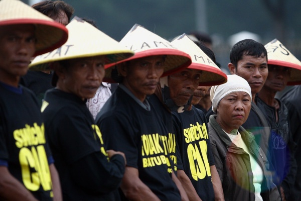 Aksi Menolak PLTU  Batubara di Batang 